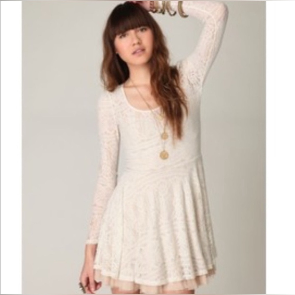FREE PEOPLE VICTORIAN LOVELACE DRESS sz S